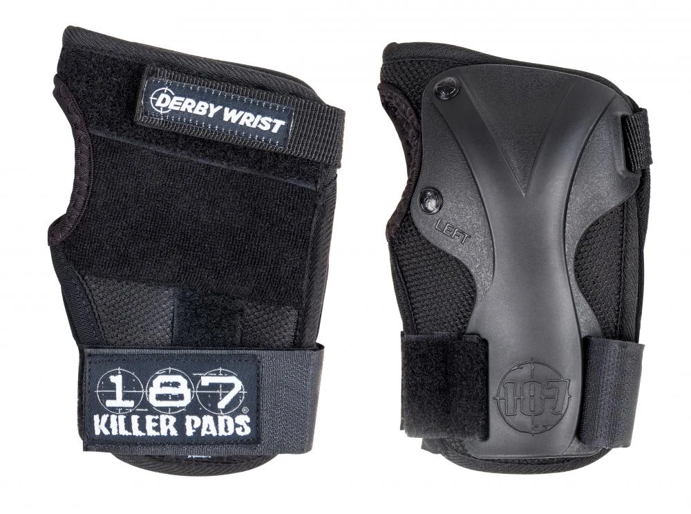 187 Killer Pads Derby Wrist Guards - Black 3 187 Killer Pads Derby Wrist Guards - Black