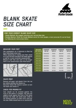 Rollerblade Blank Team Skates - Pigeon -Blade Skate Shop 63fc856af0ec1 rb sizecharta4 blank eng