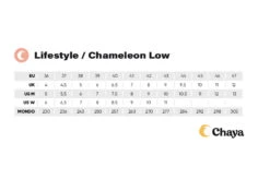 Chaya Chameleon Low Roller Skates 7 Chaya Chameleon Low Roller Skates -Blade Skate Shop 810695 Chaya Size Chart Chameleon Low 001