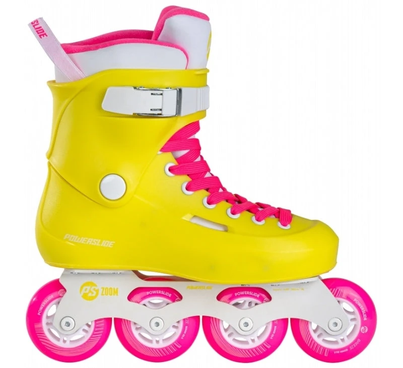 Powerslide Zoom Neon Yellow 80 Inline Skates 4 Powerslide Zoom Neon Yellow 80 Inline Skates - Image 2