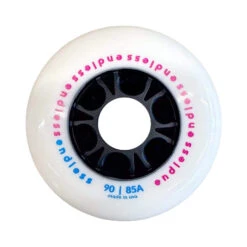 Endless White 90mm Wheels - Set Of 8