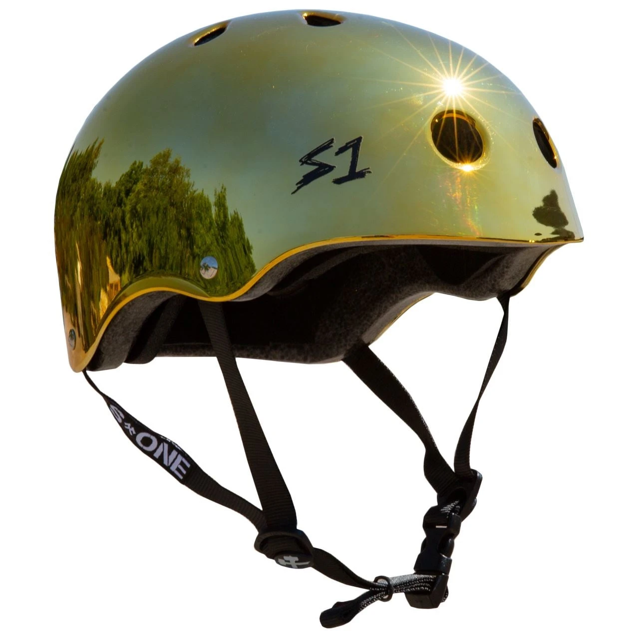 S1 Lifer Helmet - Gold Mirror 4 S1 Lifer Helmet - Gold Mirror - Image 2