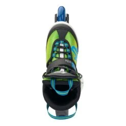 K2 Raider Beam Adjustable Size Skates - Green/Blue -Blade Skate Shop K2RaiderBeamAdjustableSizeSkatesGreenBluetop
