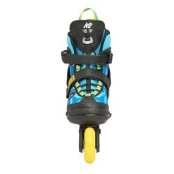 K2 Raider Pro Adjustable Size Inline Skates - Blue/Yellow 8 K2 Raider Pro Adjustable Size Inline Skates - Blue/Yellow -Blade Skate Shop K2RaiderProAdjustableSizeInlineSkatesBlueYellowfront