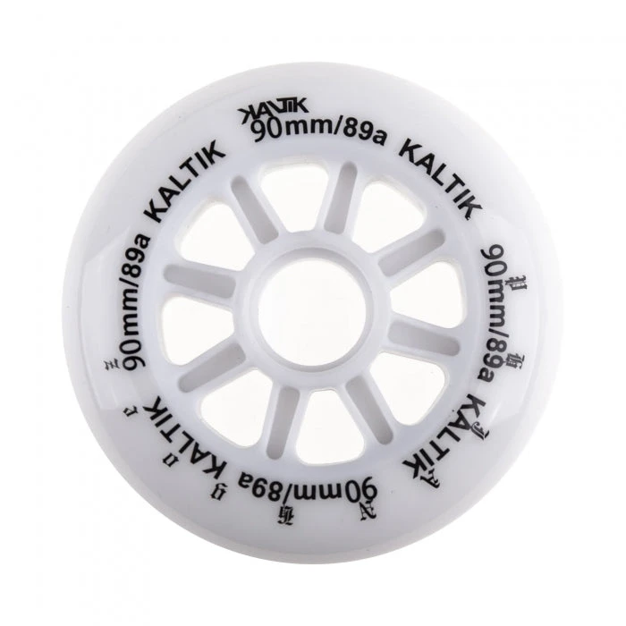 Kaltik Phanjangoez White Wheels 90mm 89a - Set Of 4 3 Kaltik Phanjangoez White Wheels 90mm 89a - Set Of 4