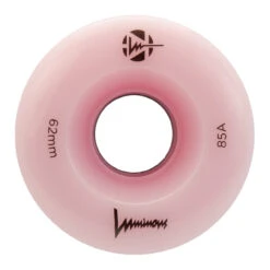 Luminous Sixies Light Up Quad Wheels Flamingo 62mm 85a - 4 Pack