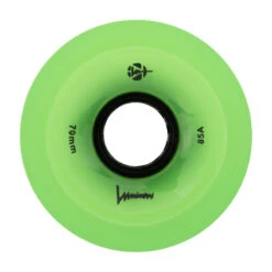 Luminous Light Up Wheels Green Glow 70mm - Set Of 4