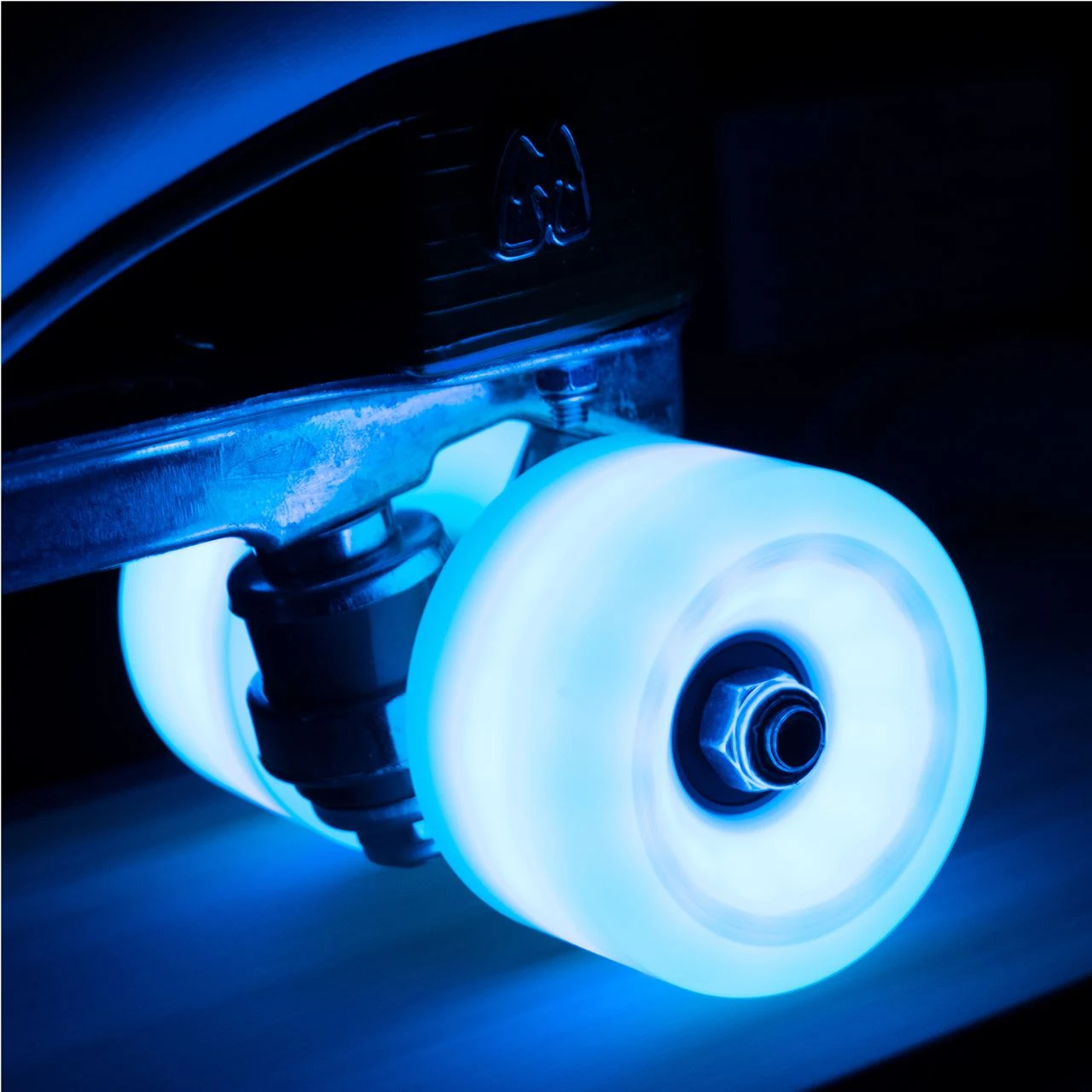 Moxi Cosmo Glow LED Light Up Roller Skate Wheels Galaxy Green 62mm 80a - 4 Pack 4 Moxi Cosmo Glow LED Light Up Roller Skate Wheels Galaxy Green 62mm 80a - 4 Pack - Image 2