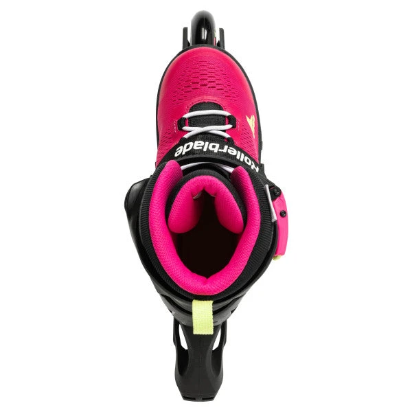 Rollerblade Microblade Adjustable Kids Skates - Pink/Green 5 Rollerblade Microblade Adjustable Kids Skates - Pink/Green - Image 3