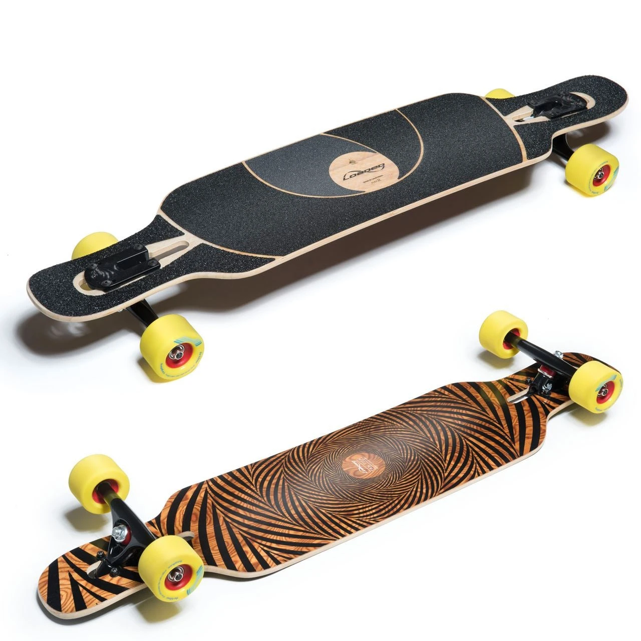Loaded Tan Tien Topo Flex 2 Longboard - Yellow Fat Free 2 Loaded Tan Tien Topo Flex 2 Longboard - Yellow Fat Free