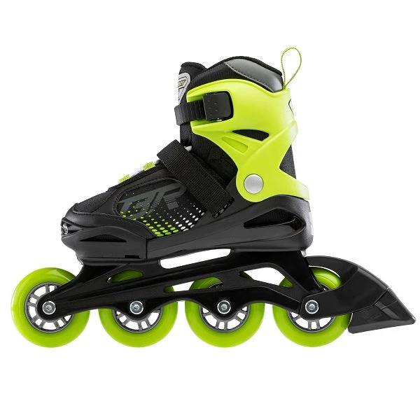 Bladerunner Phoenix Adjustable Kids Skates - Black/Green 4 Bladerunner Phoenix Adjustable Kids Skates - Black/Green - Image 2