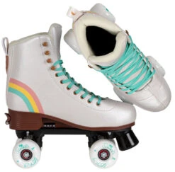Chaya Bliss Adjustable Roller Skates - Vanilla -Blade Skate Shop chaya bliss adjustable roller skates vanilla pair