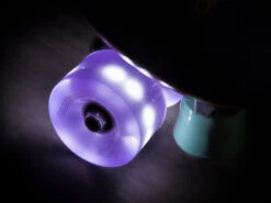 Chaya Neons LED Light Up Roller Skate Wheels Purple 65mm 78a - 4 Pack 7 Chaya Neons LED Light Up Roller Skate Wheels Purple 65mm 78a - 4 Pack -Blade Skate Shop chaya neons led light up roller skate wheels purple glow