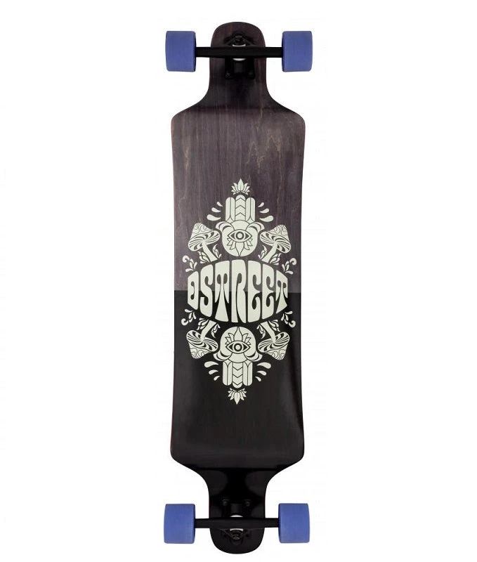D Street Tripout Drop Down Longboard - 40" 3 D Street Tripout Drop Down Longboard - 40"
