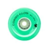 Moxi Cosmo Glow LED Light Up Roller Skate Wheels Galaxy Green 62mm 80a - 4 Pack