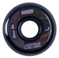 Ground Control Earth City Black Wheels 60mm 90a - Set Of Four