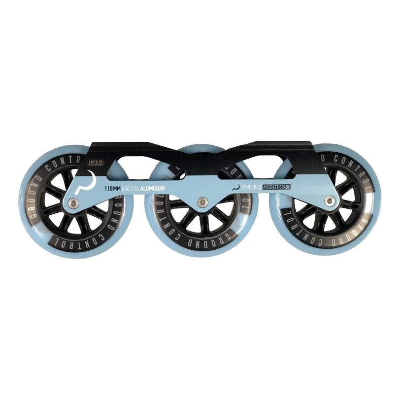 Ground Control Tri Skate Frame V3 110mm Complete Setup - Blue 3 Ground Control Tri Skate Frame V3 110mm Complete Setup - Blue