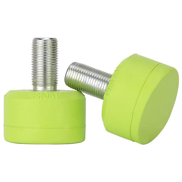 Gumball Lime Long Toe Stops - 30mm 75a 3 Gumball Lime Long Toe Stops - 30mm 75a
