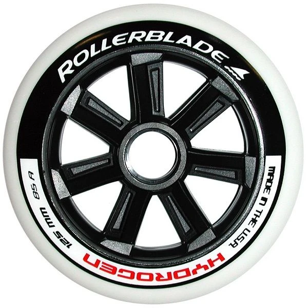 Rollerblade Hydrogen Inline Skate Wheels 125mm 85a - Set Of 6