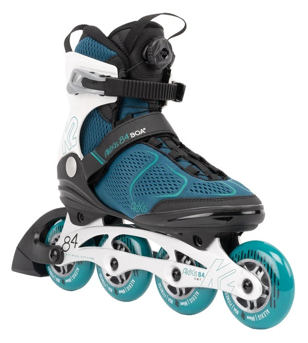 K2 Alexis 84 Boa 2022 Inline Skates - White/Teal 3 K2 Alexis 84 Boa 2022 Inline Skates - White/Teal