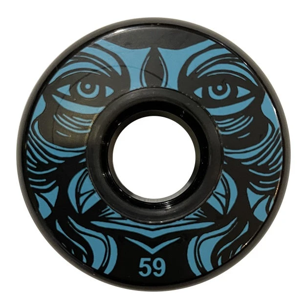 Kaltik Face Black Wheels 59mm 90a - Set Of 4 3 Kaltik Face Black Wheels 59mm 90a - Set Of 4