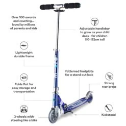 Micro Sprite Scooter - Blue Stripe -Blade Skate Shop kikGTheu