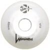 Luminous Light Up Inline Skate Wheels - White 4 Pack -Blade Skate Shop luminous light up inline skate wheel white 1