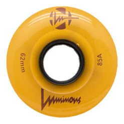Luminous Light Up Quad Wheels Sunray Glow 62mm - 4 Pack