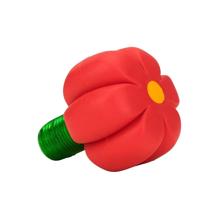 Moxi Brake Petal Toe Stops - Red Hibiscus 3 Moxi Brake Petal Toe Stops - Red Hibiscus