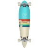 Ocean Pacific Sunset Teal And White Pin Tail Longboard - 36" -Blade Skate Shop ocean pacific sunset teal and white pin tail longboard