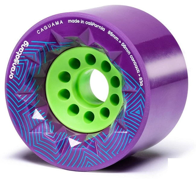 Orangatang Caguama Longboard Wheels - Purple 85mm 83a 3 Orangatang Caguama Longboard Wheels - Purple 85mm 83a