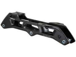 Powerslide Elite Casted AL Frames 250mm 3 X100 - Black -Blade Skate Shop powerslide elite casted al frames 250mm 3 x100 black angle