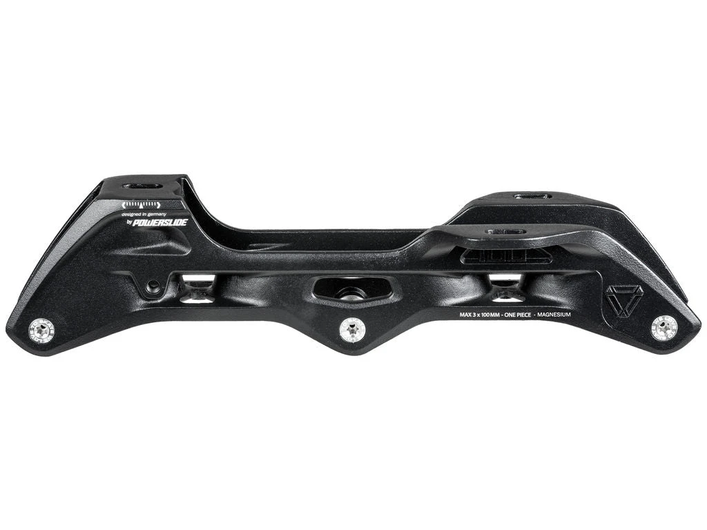 Powerslide Elite Casted MG Frames 231mm 3 X100 - Black 3 Powerslide Elite Casted MG Frames 231mm 3 X100 - Black