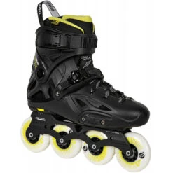 Powerslide Imperial One 80 Inline Skates - Black/Yellow