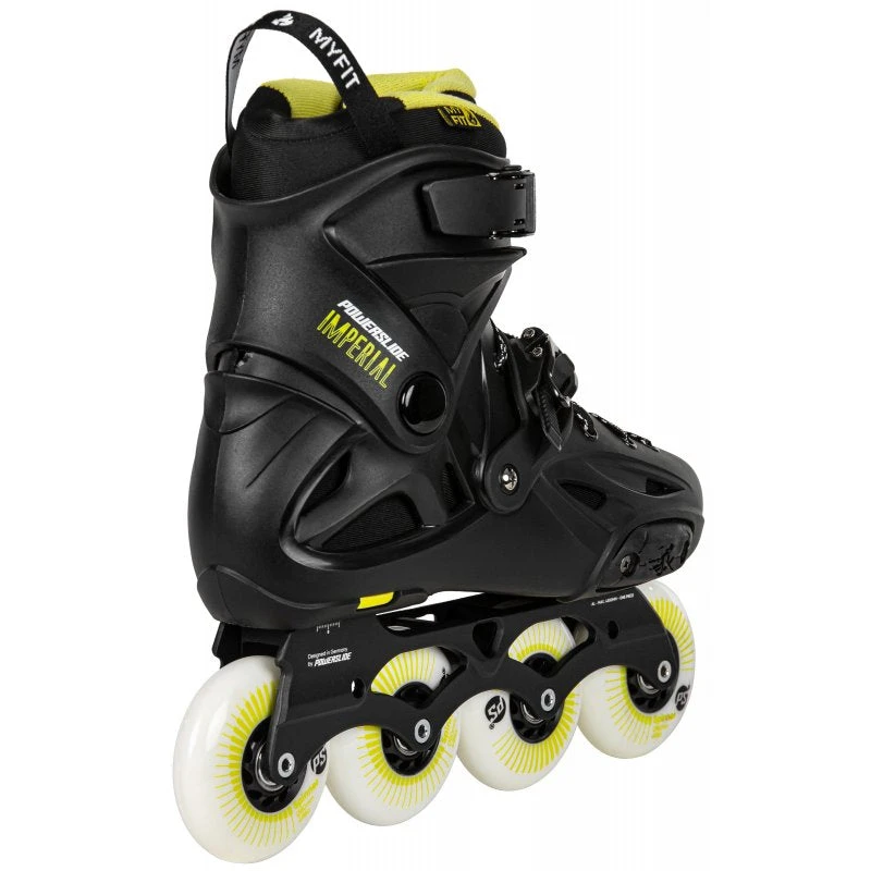 Powerslide Imperial One 80 Inline Skates - Black/Yellow 4 Powerslide Imperial One 80 Inline Skates - Black/Yellow - Image 2