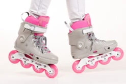 Powerslide Next SL Pink 80 Womens Inline Skates 7 Powerslide Next SL Pink 80 Womens Inline Skates -Blade Skate Shop powerslide next sl pink 80 womens inline skates lifestyle