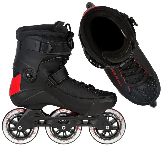 Powerslide Swell Black 100 3D Adapt Skates 4 Powerslide Swell Black 100 3D Adapt Skates - Image 2