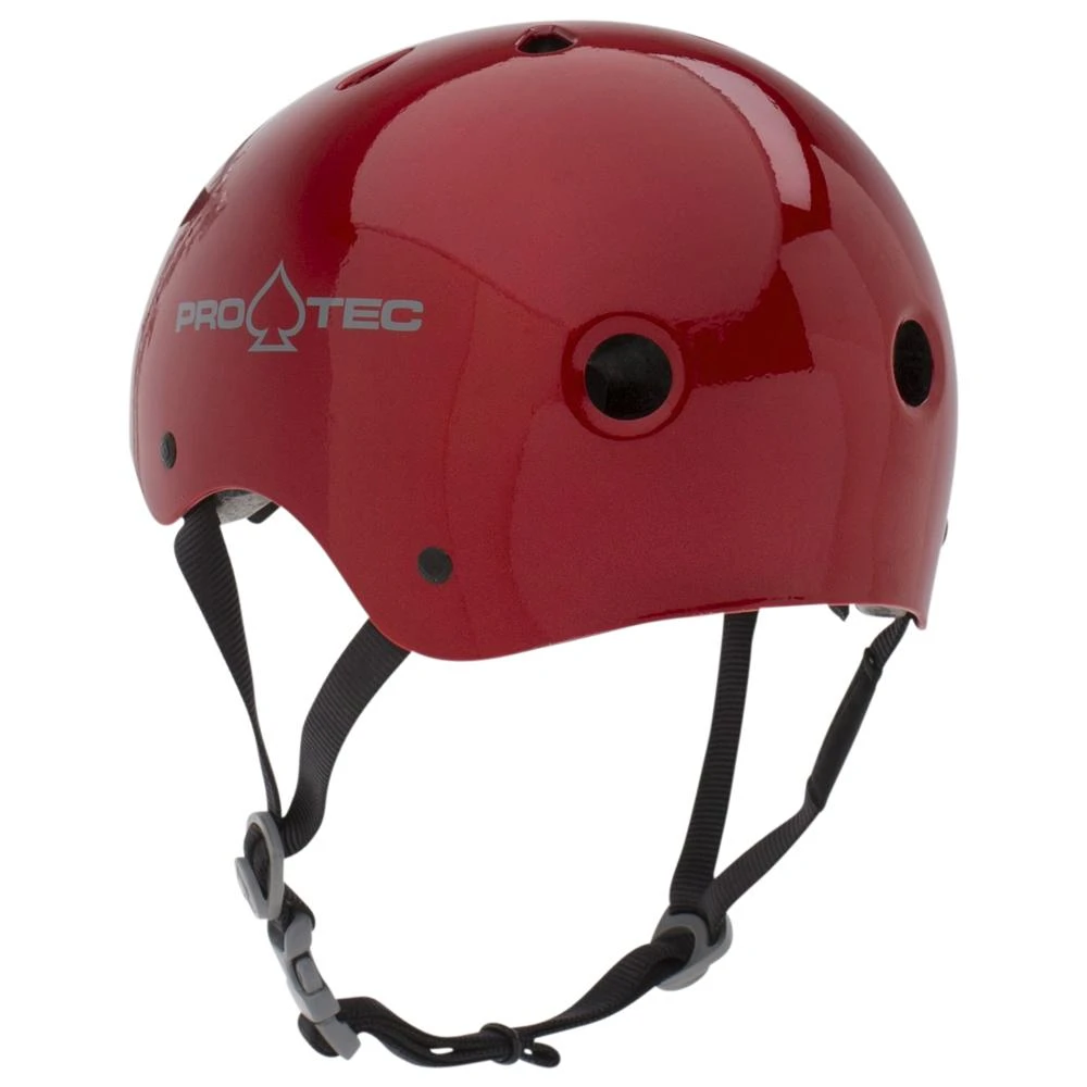 Pro-Tec Classic Certified Helmet - Red Metal Flake 4 Pro-Tec Classic Certified Helmet - Red Metal Flake - Image 2