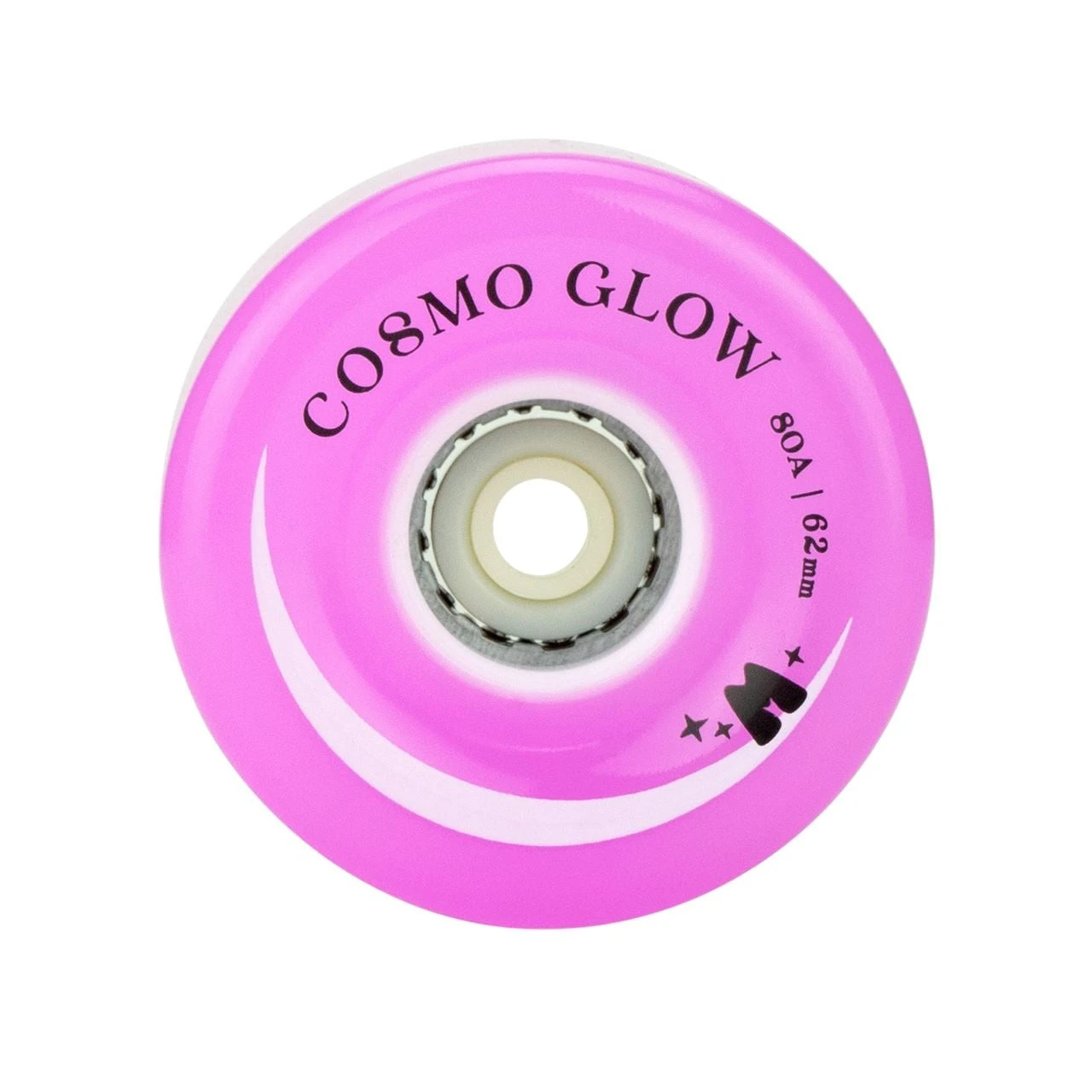 Moxi Cosmo Glow LED Light Up Roller Skate Wheels Purple Haze 62mm 80a - 4 Pack 3 Moxi Cosmo Glow LED Light Up Roller Skate Wheels Purple Haze 62mm 80a - 4 Pack