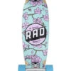 Rad Cherry Blossom Mini Pintail Longboard Blue/Pink- 32" -Blade Skate Shop rad cherry blossom mini pintail longboard blue pink 1