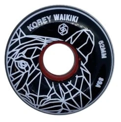 Red Eye Korey Waikiki Black Wheels 62mm 89a - Set Of 4