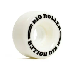 Rio Roller Coaster White Roller Skate Wheels 62mm - Set Of 4