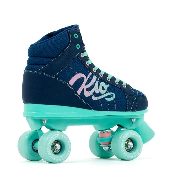 Rio Roller Lumina Roller Skates - Navy/Green 4 Rio Roller Lumina Roller Skates - Navy/Green - Image 2
