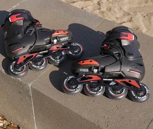 Rollerblade Apex Adjustable Inline Skates - Black 6 Rollerblade Apex Adjustable Inline Skates - Black - Image 4