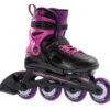 Rollerblade Fury Adjustable Kids Skates - Black/Pink