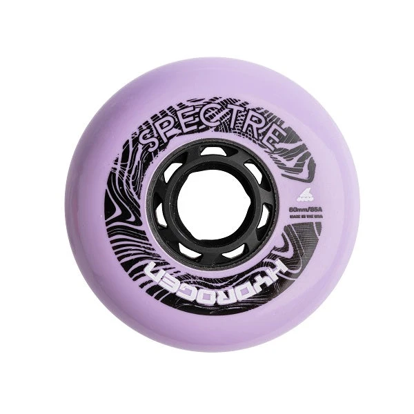 Rollerblade Hydrogen Spectre Inline Skate Wheels Lilac 80mm 85a - Set Of 4 3 Rollerblade Hydrogen Spectre Inline Skate Wheels Lilac 80mm 85a - Set Of 4