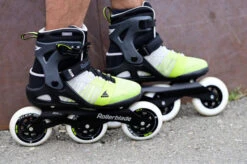 Rollerblade Macroblade 110 3WD Mens Skates - Grey/Yellow 9 Rollerblade Macroblade 110 3WD Mens Skates - Grey/Yellow -Blade Skate Shop rollerblade macroblade 110 3wd mens inline skates grey yellow lifestyle