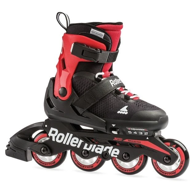 Rollerblade Microblade Kids Skates - Black/Red 3 Rollerblade Microblade Kids Skates - Black/Red