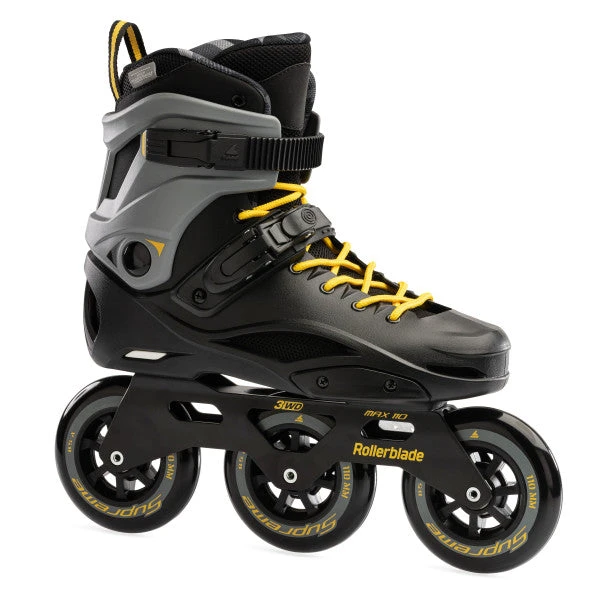Rollerblade RB 110 3WD Inline Skates - Black/Yellow 3 Rollerblade RB 110 3WD Inline Skates - Black/Yellow