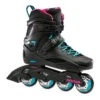 Rollerblade RB Cruiser Women's Inline Skates - Black/Aqua -Blade Skate Shop rollerblade rb cruiser women s inline skates black aqua